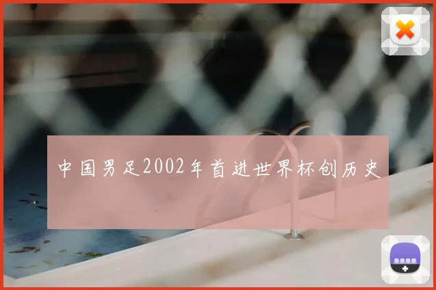 中国男足2002年首进世界杯创历史